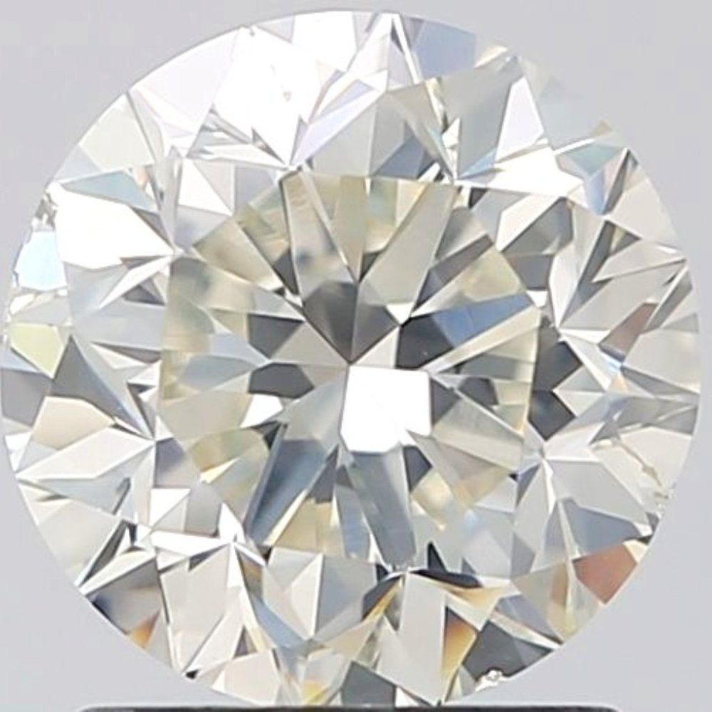 GIA Certified Round Brilliant  1.50ct J SI1 GD EX VG None Natural Mined Diamond